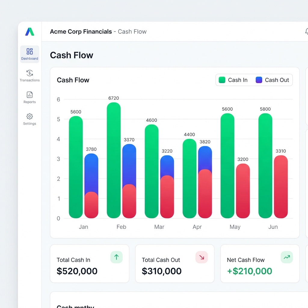 Cash Flow Dashboard